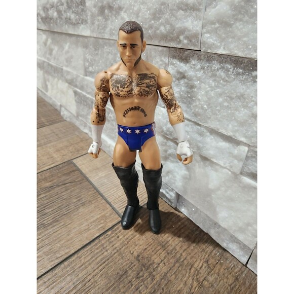 Mattel Other - WWE CM Punk Signature Series 4 Basic Wrestling 7" Action Figure Mattel 2012 WWF